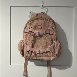 Pottery Barn Kids Sherpa Pink Backpack - Size Small